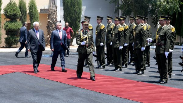 الملك عبدالله يصل رام الله 