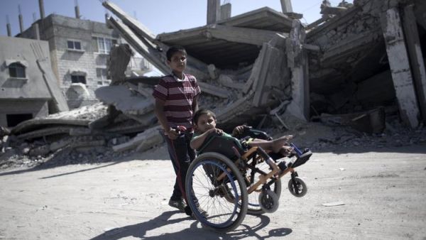 There are around 27,000 people with disabilities in Gaza and the West Bank (AFP/File)