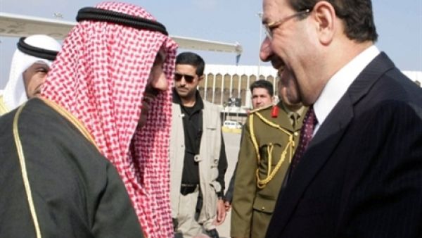 المالكي مستقبلا نظيره الكويتي 