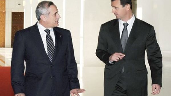 الرئيسان السوري بشار اسد واللبناني ميشيل سليمان/أرشيف