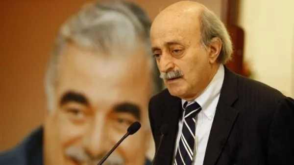 النائب اللبناني والزعيم الدرزي وليد جنبلاط