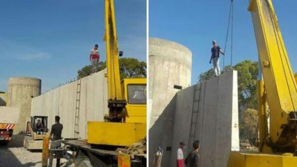 إقامة جدار فاصل حول مخيم عين الحلوة 