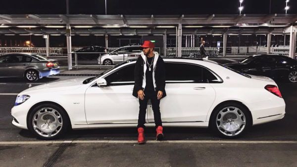 Hamilton and his sexy Maybach! (Facebook)