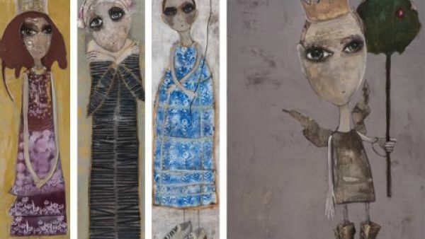 The Magic Thread, painting exhibition by Soad Mardam Bey (Al Ahram Weekly)