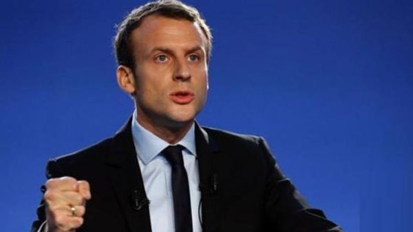  الرئيس الفرنسي إيمانويل ماكرون 