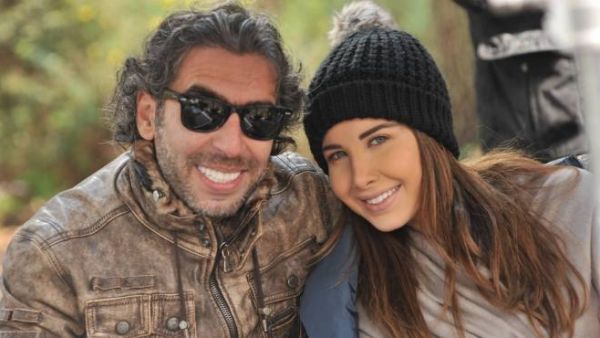 Marouq filming with Nancy Ajram. (Image: Musicnation.me)