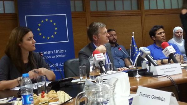 ثمنت الدور الكبير للاردن بقيادة الملك عبدالله الثاني والجهود الرامية الى اعادة اطلاق مفاوضات فلسطينية اسرائيلية 