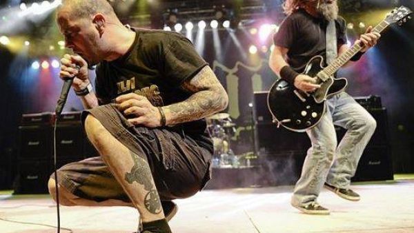 US metal band Down under fire after frontman gives Nazi salute during their concert in Europe. (Facebook)