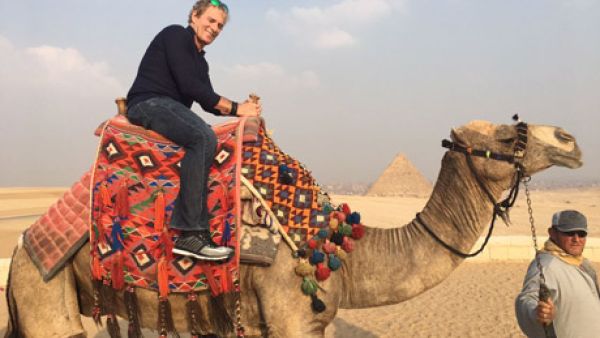 Michael performed in Cairo and spent three days touring the city. (File photo)