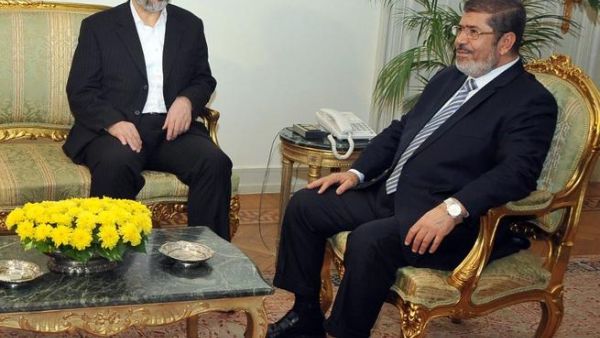 Morsi successfully negotiated an Israeli ceasefire speaking to Hamas' Khaled Mashaal (pictured) but so far has struggled more with calming the waters in his own country. 