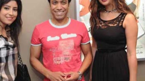 نور مع سامح حسين