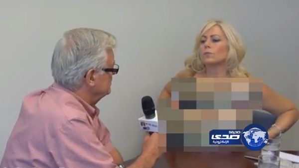 المذيعة والرئيس