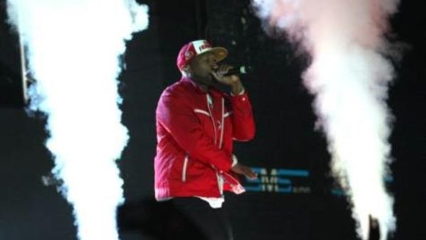 50 cent performs at the Atelier festival in Dubai (picture courtesy of Virendra Saklani/Gulf News) 