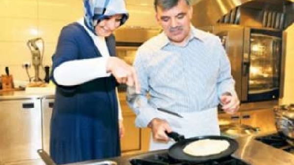 الرئيس في المطبخ