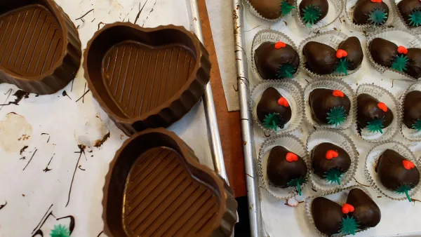 True, chocolate is the way to many a woman's heart, but it seems women now expect more creativity.