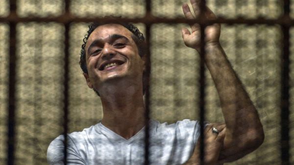 Egypt's central Cairo prosecution referred Ahmed Douma, along with Ahmed Maher and Mohamed Adel have  to criminal court Wednesday (File Archive)