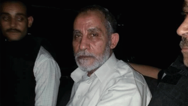 Muslim Brotherhood Supreme Guide Mohamed Badie was arrested shortly after midnight on Tuesday in northern Cairo (Photo: Egyptian Police Facebook page)