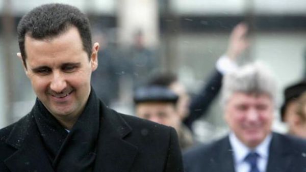 President Assad on an official trip to Moscow