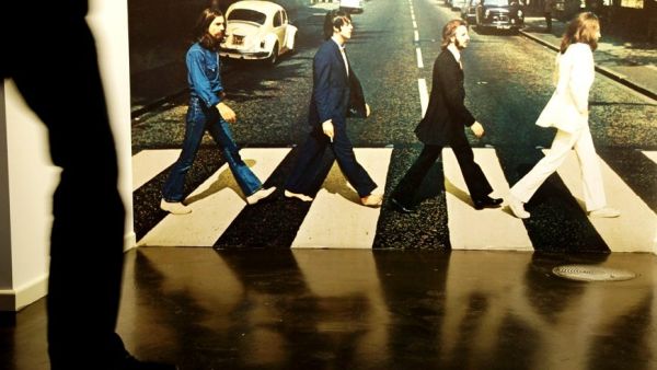  A general view of the 'Abbey Road Studio' room is seen at the Beatlemania exhibition in Germany. Soon will be in Dubai.