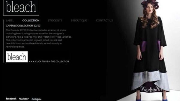 A new collection of two-piece Abayas from the “BLEACH”
