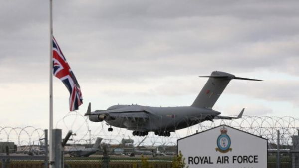 From Afghanistan to the UAE? Britain's Royal Air Force at Brize Norton