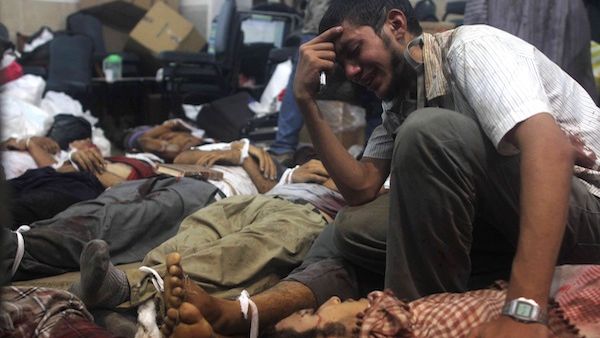 NCHR called the crackdown on the pro-Morsi sit in at Rabaa al-Adaqwiya "outrageous and brutal". (AFP/File)