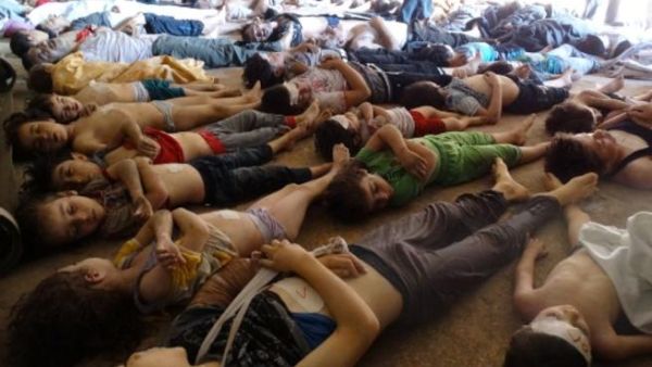 Many Syrians were killed in a chemical attack last August (File Archive/AFP)