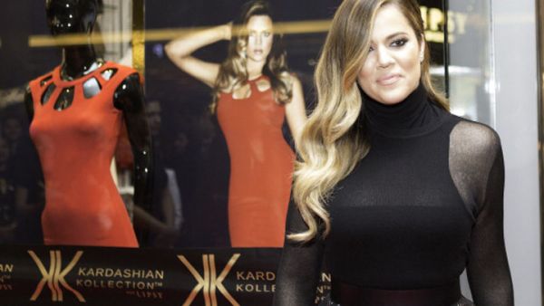 Khloe looked stunning as she launched her latest collection for Lipsy in Dubai. (Image: Facebook)