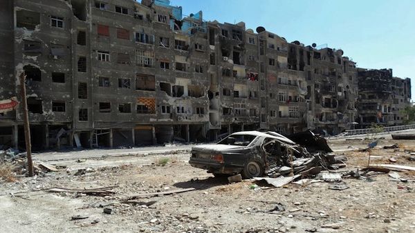 The outskirts of Damascus have been hammered with violence since the beginning of the Syrian civil war. (AFP/FIle) 