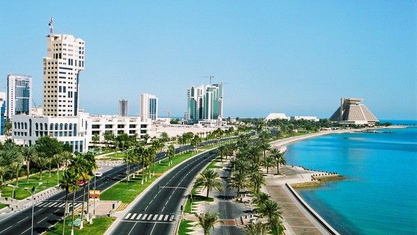 Behind this acceleration in population growth lie the jobs created by the large infrastructure investment currently underway (Pictured: Doha city).