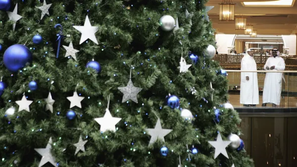 Hundreds of fir trees are being shipped from Canada, much to the delight of Dubai's denizens. 