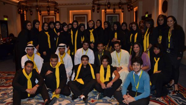 Some of the volunteers at the Dubai International Film Festival. (Image: Facebook)