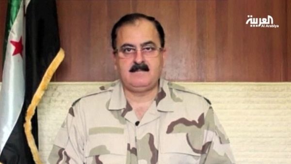 FSA official, Brigadier General Salim Idris, gave Hezbollah a threatening ultimatium if it doesn't leave Syria in the next 24 hours. Image courtesy of Al Arabiya.