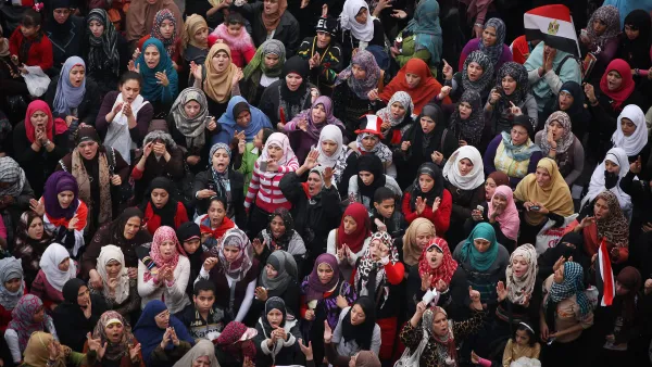 Bothaina Kamel refused to be short-listed for the Women of Courage Award because it was awarded by the American 
administration. 