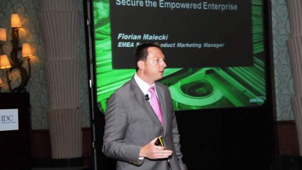 Florian Malecki, SonicWALL’s senior product marketing manager for Europe, Middle East and Africa