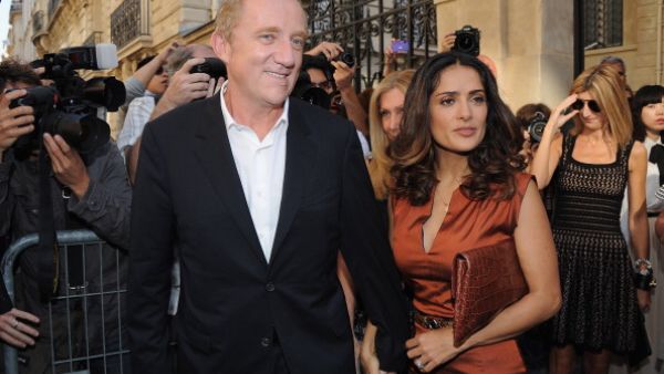 Francois Henri Pinault and Salma Hayek