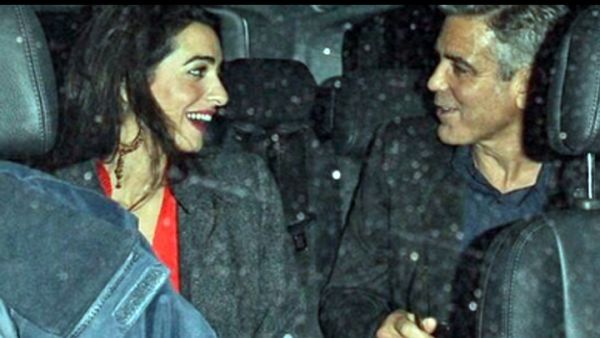 George Clooney denied being romantically-involved with Lebanese barrister Amal Alamuddin. (Image: Alarabiya)
