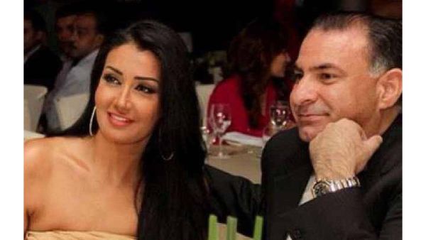 Latest pic of Ghada and her man...all the "scandalous" ones have disappeared! (Image: Facebook)