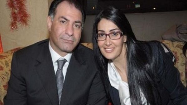 Ghada Abdel Raziq with ex-husband, Mohammad Foudah
