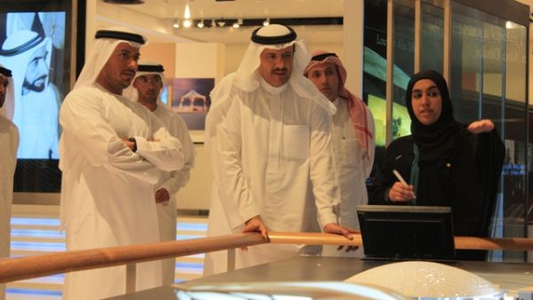 Prince Sultan Bin Salman during his visit to Saadiyat