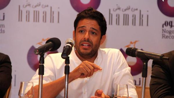 He holds no grudges....Mohammad Hamaki during the press conference.