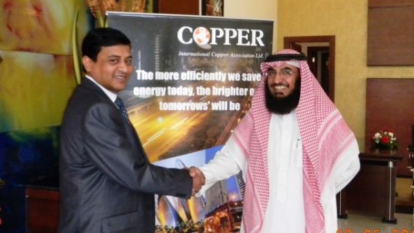 Sanjeev Ranjan, CEO of ICPCI and Saud Al-Jibreen, General Manager of AMAD