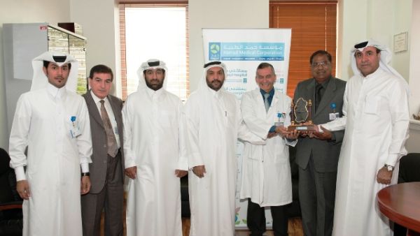 Dr. Mohammed IIyas Khan with  HMC senior management staff