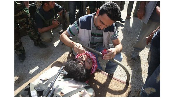 The set for "Songs of My Homeland" film about the Islamic State and romance. 