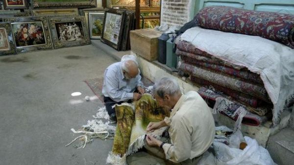 Poverty has shot up in Iran, where a currency crisis brought on by Western sanctions is adding to people's woes.