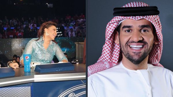 UAE singer Ahlam is over the moon as she welcomes Emirati singer Hussain al Jasmi to the Arab Idol stage this Saturday. (Image: Albawaba edit)