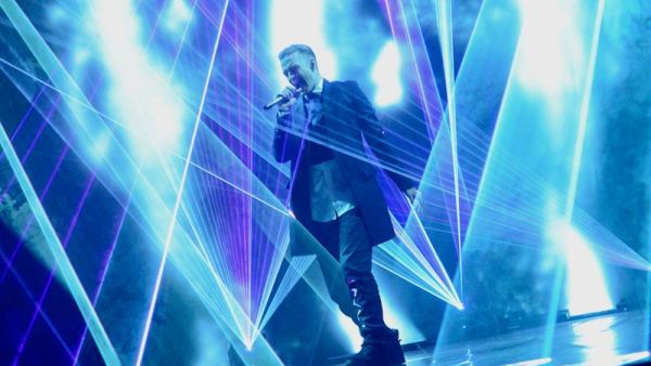 Justin Timberlake taking the stage by storm! (Image: Facebook)