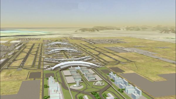 Layout of the new Jeddah airport that will be completed by the end of 2014 (Courtesy of Construction Week Online)