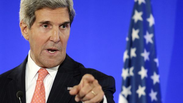US Secretary of State John Kerry said Monday that peace talks between the Palestinians and Israelis are intensifying and that the negotiators have met a total of 13 times since the talks restarted in August. (AFP/File)