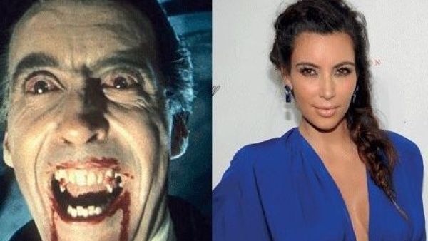 Kim Kardashian clearly looks nothing like a vampire (L) (7Days)